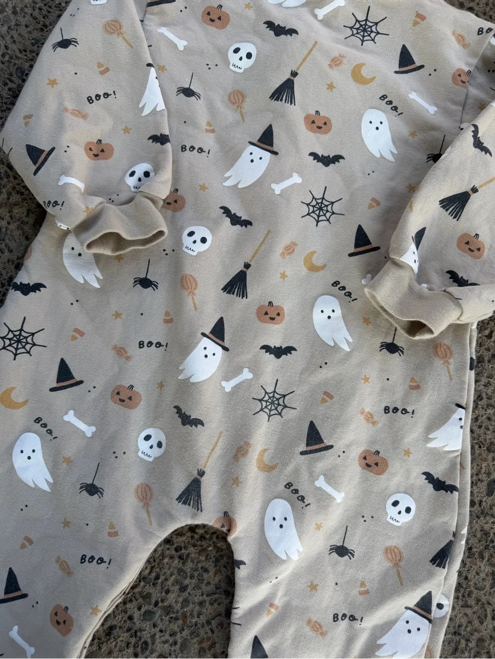 Quincy Mae Toddler Relaxed Fleece Jumpsuit Halloween Things 18-24 Months